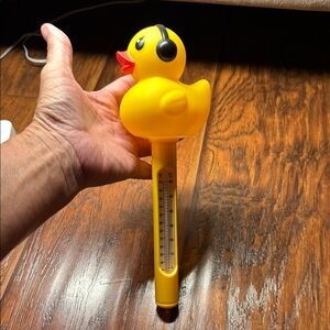 Yellow Duck Pool Thermometer